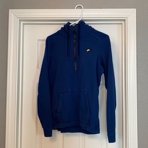 Nike half zip hoodie